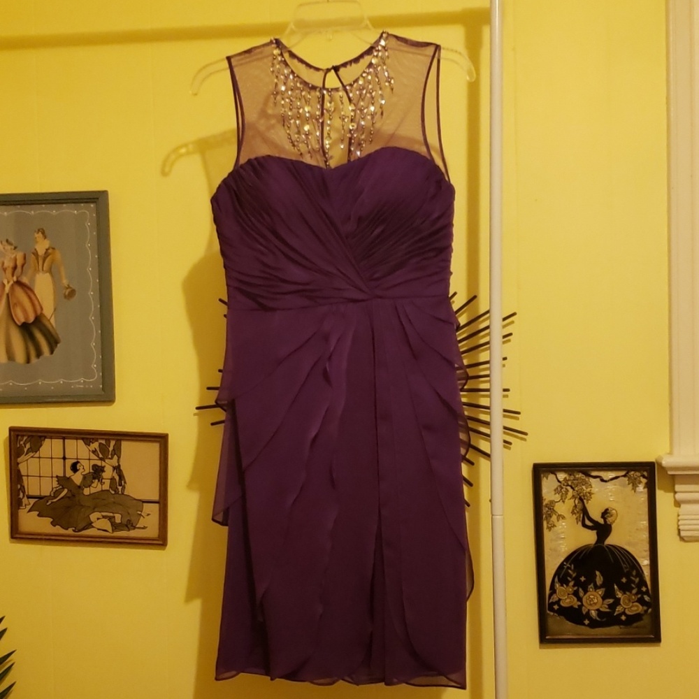 Adriana Papell Beaded Formal Dress